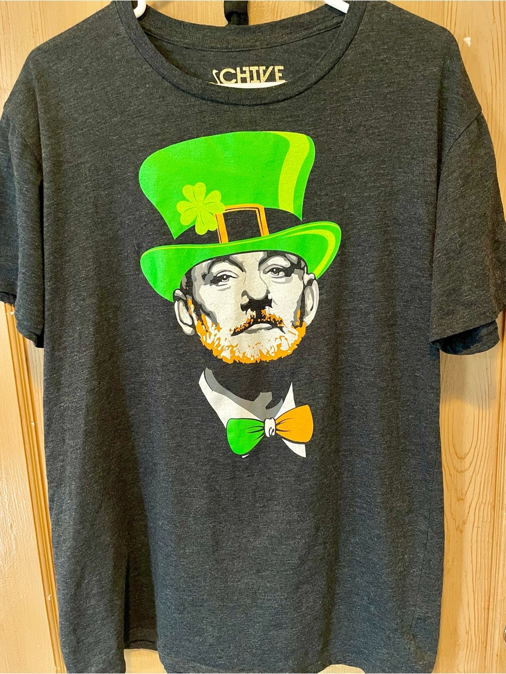 The CHIVE Large Bill Murray Charcoal Tee with Graphic